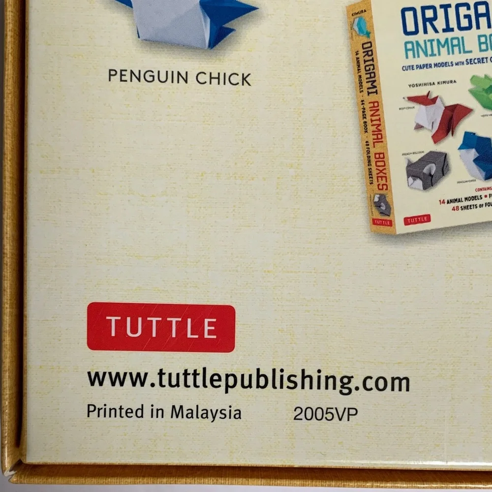 Tuttle Origami Animal Boxes Kit - Multicolor. Brand new. Great Gift 💝 for anyone